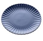 Prato Porcelana Nordica Azul Escuro Matt 26x3cm Bon Gourmet