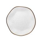 Prato Porcelana Sobremesa Rustico Ryo Maresia Decorado 21,5cm Oxford