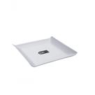 Prato Quadrado Casual Pequeno Cozy 16 X 16 X 2,5 Cm Branco Coza