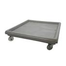 Prato Quadrado com Roda 30cm para Vasos Alpe e Aritana