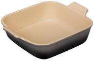 Prato Quadrado Le Creuset Stoneware Heritage 3L - Cor Oyster
