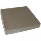 Prato Quadrado para Vaso 38 Japi Cinza Prato Quadrado para Vaso 38 Japi Cinza