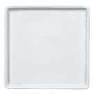 Prato Quadrado Raso em Porcelana 16x16cm Americana Germer Branco