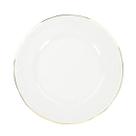 Prato Raso 26cm Porcelana Schmidt - Dec. Filetado Ouro Pomerode 0010