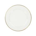 Prato Raso 27 cm Porcelana Schmidt - Dec. Filetado Ouro Itamaraty 0010