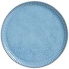 Prato Raso 27,5cm Cerâmica Azul Linhas Breeze Avulso Porto B