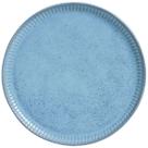 Prato Raso 27,5cm Cerâmica Azul Linhas Breeze Avulso Porto Brasil Jantar Mesa Posta