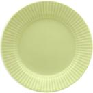 Prato Raso Biona 24CM 100% Cerâmica Liso Sólido para Refeições Diárias Verde