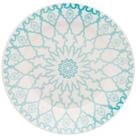 Prato raso cerâmica 24cm Donna Mandala Oxford