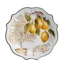 Prato Raso Cerâmica Toscana Limão Branco Scalla 27cm