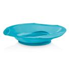 Prato Raso Com Ventosa 6M+ Funny Meal Azul - Multikids Baby - Multikids Baby