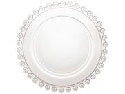 PRATO RASO CRISTAL DE CHUMBO DAISY 28cm - ROJEMAC IMPORTACAO