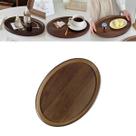 Prato Raso De Bambu Oval Petisqueira Tábua De Frios Lanches