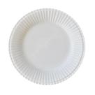 Prato Raso de Cerâmica 27,5cm Frisada Branco 1ª Linha Scalla