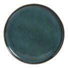 Prato Raso De Cerâmica Bio Oceano Azul 27,5cm Porto Brasil