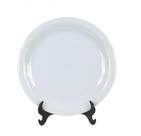 Prato Raso de Mesa Jantar Branco Cerâmica - Porcelart