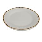 prato raso de porcelana bambu 25,5cm