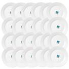 Prato Raso de Vidro Opaline Jasmim 26cm 24 Unidades - Nadir 5542 Prato Raso de Vidro Opaline Jasmim 26cm 24 Unidades - Nadir 5542