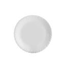 Prato Raso de Vidro Opalino Feston 27cm - Lyor