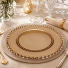 Prato Raso Diamond Âmbar 27cm Mesa Posta Sofisticada 3 Peças Prato Raso Diamond Âmbar 27cm Mesa Posta Sofisticada 3 Peças