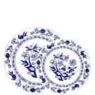 Prato Raso e Fundo 12pç Cebolinha Porcelana Schmidt