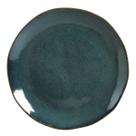 Prato Raso Em Cerâmica Orgânico Oceano 26,5cm Porto Brasil