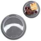 Prato Raso em Melamina Resistente 20cm Cinza Jantar