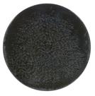 Prato raso em porcelana 27x27cm preto florarte