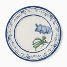 Prato Raso Jantar Valencia 29cm Refeição Cerâmica Decorado Floral Alleanza