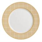 Prato Raso Laços Páscoa Amarelo Decorativo Mesa Posta 30cm