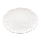 Prato Raso Lyor Butterfly Flower Porcelana Branco