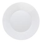 Prato Raso Lyor Mirage 26,5cm Branco Vidro Opalino