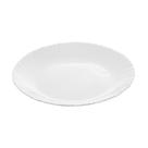Prato Raso Lyor Nevada 26,5cm Branco Vidro Opalino