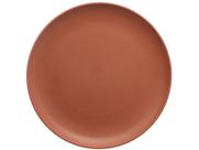 Prato Raso Marrom de Sobremesa Redondo 20cm Hauskraft FBBU002/MR