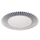 Prato raso mediterraneo 25cm azul ceramica
