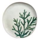 Prato Raso Melamina Algas Marinhas Verde 30cm
