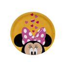 Prato Raso Melamine Minnie Disney Unidade - Tuut