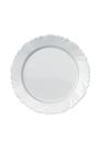 Prato Raso Nadir Figueiredo Pétala Vidro Floral Branco 25cm