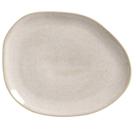 Prato Raso Orgânico Oval Latte 31X24cm - Porto Brasil