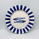 Prato Raso Peixe Listras Luiz Salvador 27cm