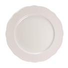 Prato Raso Perle Em Porcelana Branca 27cm Lhermitage