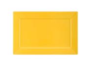 Prato Raso Porcelana 30 cm Amarelo Plateau Yellow Oxford - OXF 336