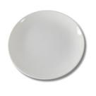 Prato Raso Redondo Branco Premium de Melamina Plástico Resistente 25,5cm Leve - Bestfer