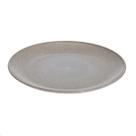 Prato Raso Redondo Cinza 20,5cm Para Lanches Sustentável Prato Raso Redondo Cinza 20,5cm Para Lanches Sustentável