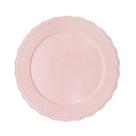 PRATO RASO ROSA EM PORCELANA LINHA PEARL 27cm