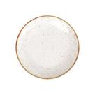 Prato Raso Rústico Marrom Porcelana Decorada 28cm - TRAMONTINA