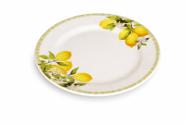 Prato Raso Siciliano Branco Cerâmica - 24cm - Lyor