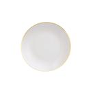 Prato Raso Tramontina Anna em Porcelana Decorada com Acabamento em Fio Dourado 28cm Prato Raso Tramontina Anna em Porcelana Decorada com Acabamento em Fio Dourado 28cm