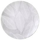 Prato Raso Tramontina Arbo em Porcelana Branca Decorada 25cm Cozinha Mesa Posta Jantar Almoço