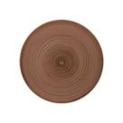 Prato Raso Tramontina Paraty Mocha em Porcelana 25 cm Prato Raso Tramontina Paraty Mocha em Porcelana 25 cm